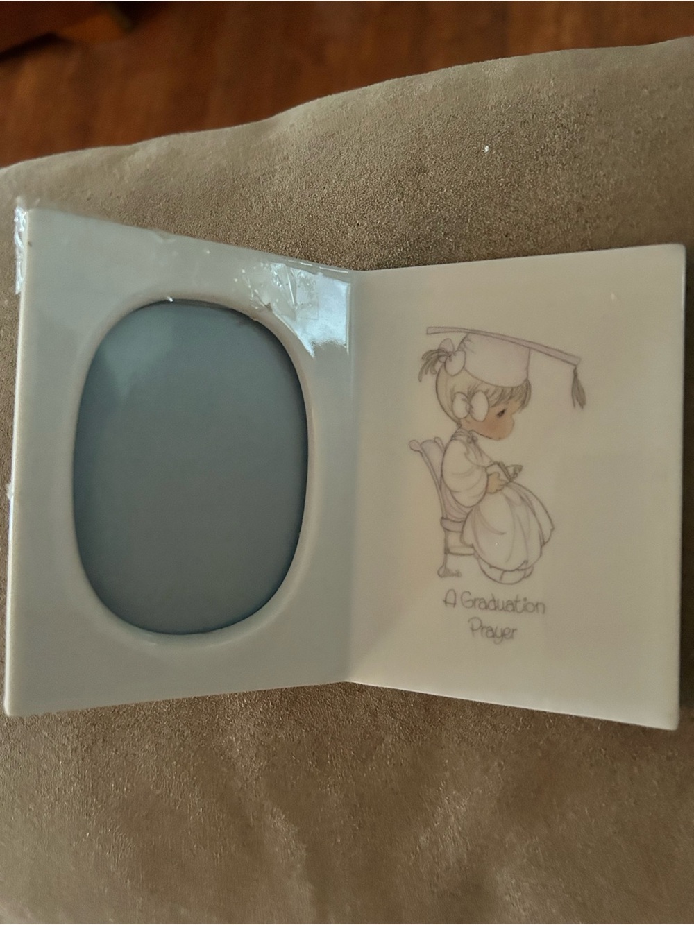 Precious Moments Graduation Prayer Porcelain Picture Frame